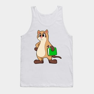 Meerkat with Book Tank Top